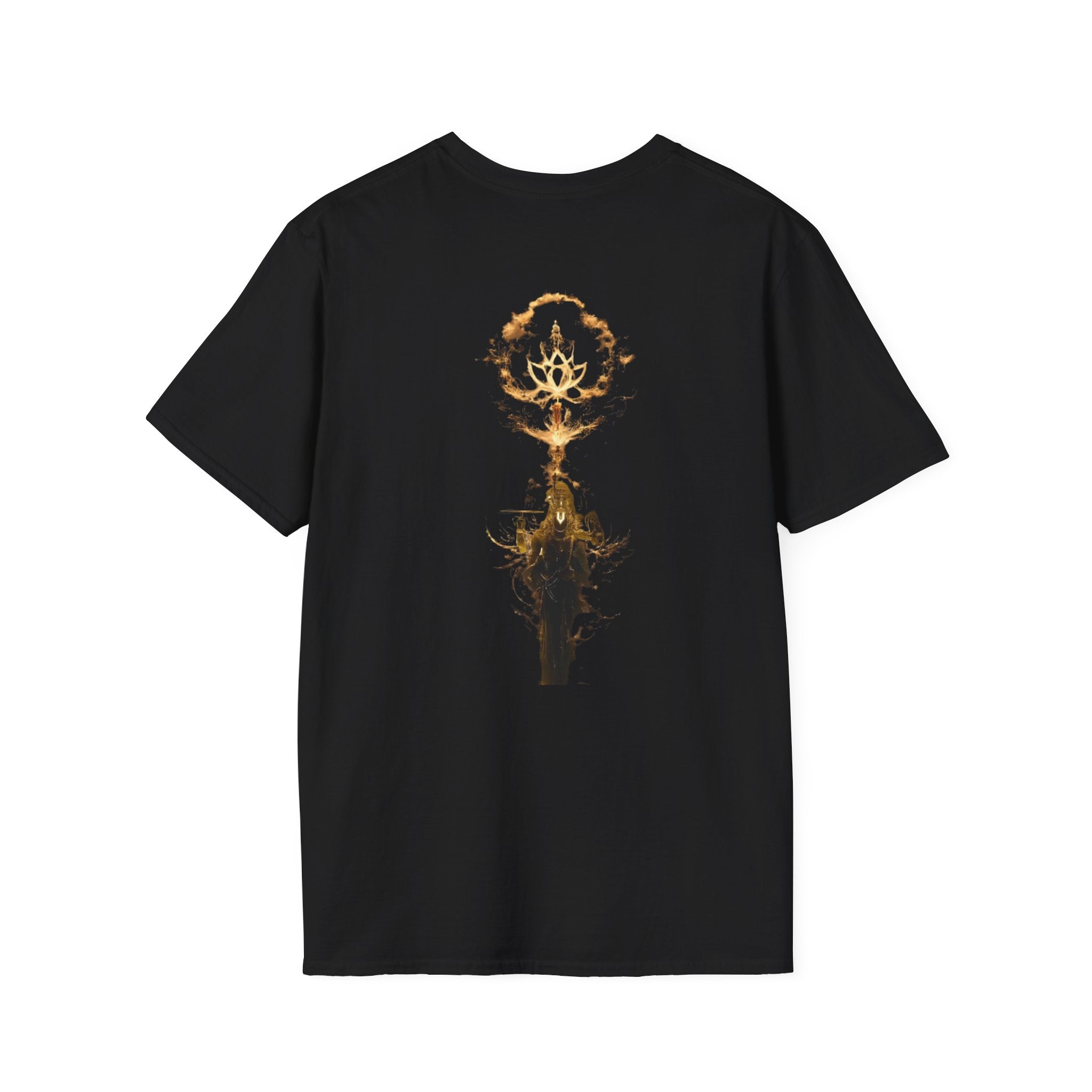 Divine Flame Abstract Spiritual Oversized T-shirt (Unisex)