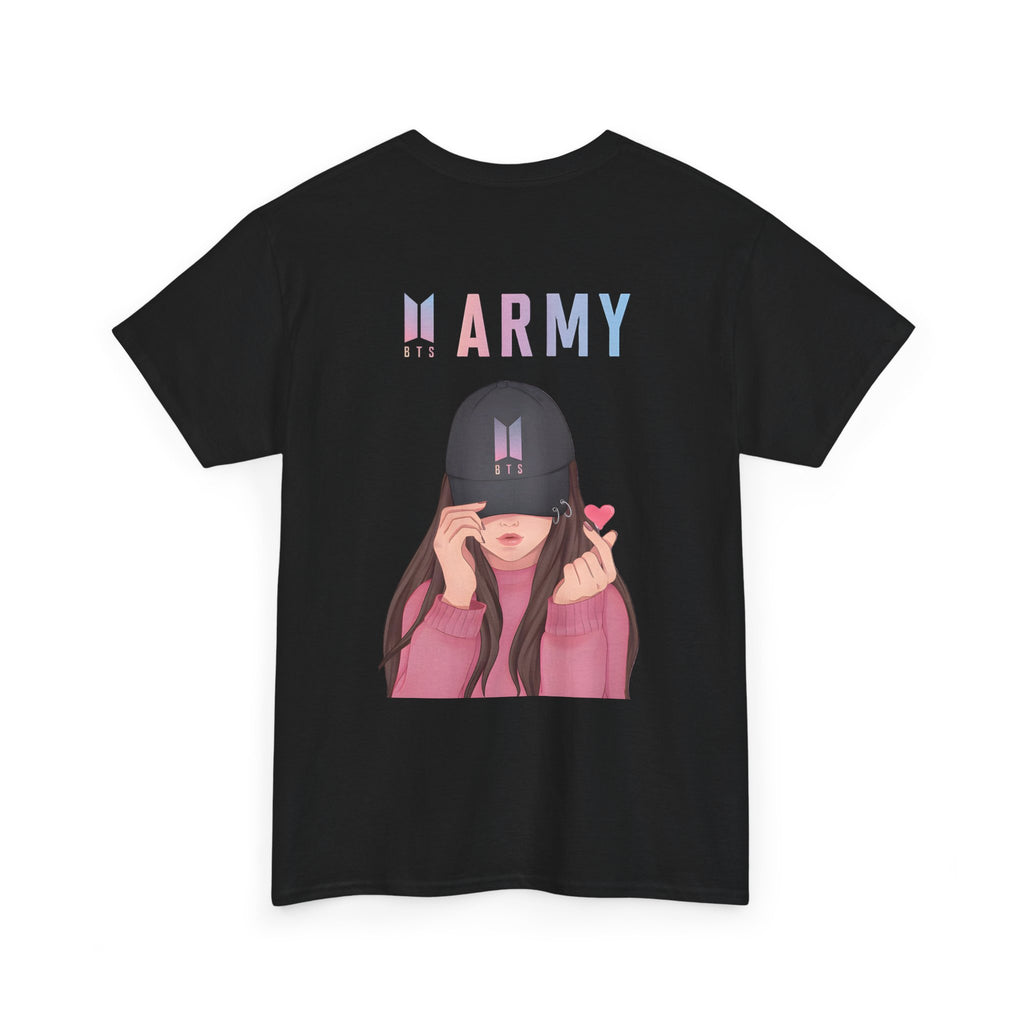 BTS ARMY K-Pop Fan T-Shirt | BTS Logo & Illustration T-shirt