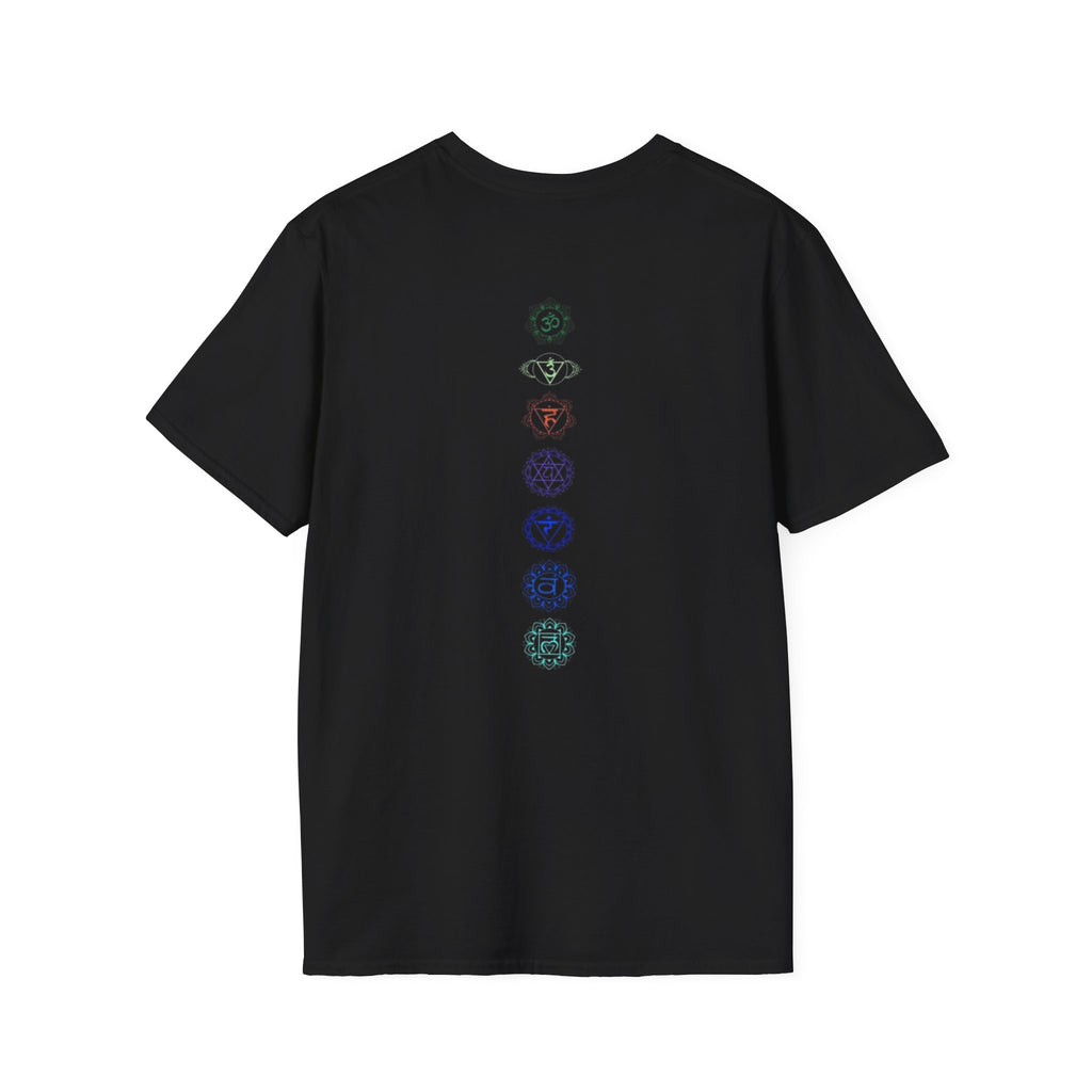Chakra Flow Spiritual Energy T-Shirt | Om & Seven Chakras T-shirt (Unisex)