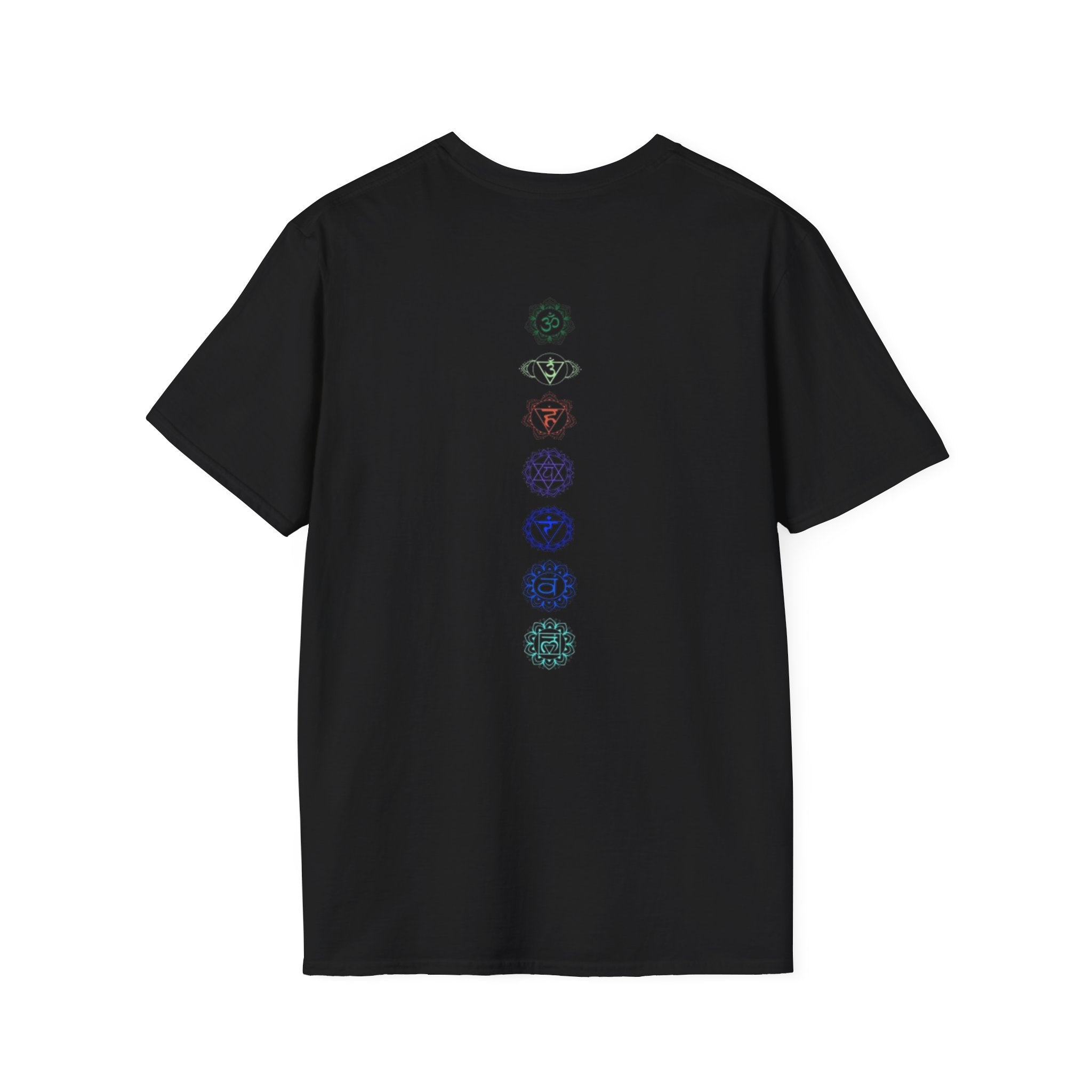 Chakra Flow Spiritual Energy T-Shirt | Om & Seven Chakras T-shirt (Unisex)