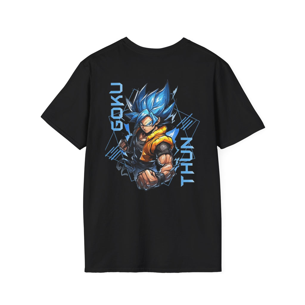 Goku Thunder Force Anime Graphic T-Shirt | Super Saiyan Blue T-shirt (Unisex)