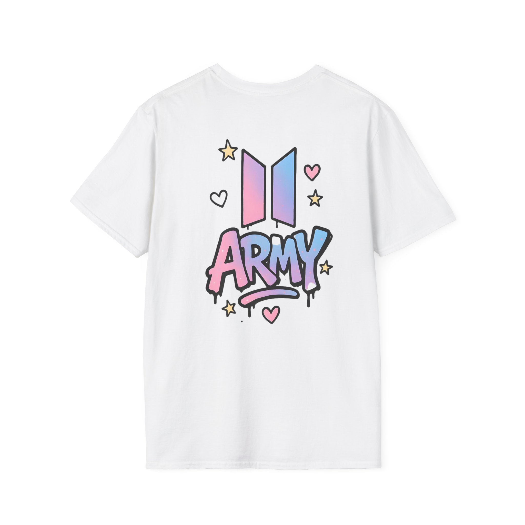 BTS ARMY Vibes K-Pop T-Shirt | BTS Logo & Spray Paint Style T-shirt (Unisex)