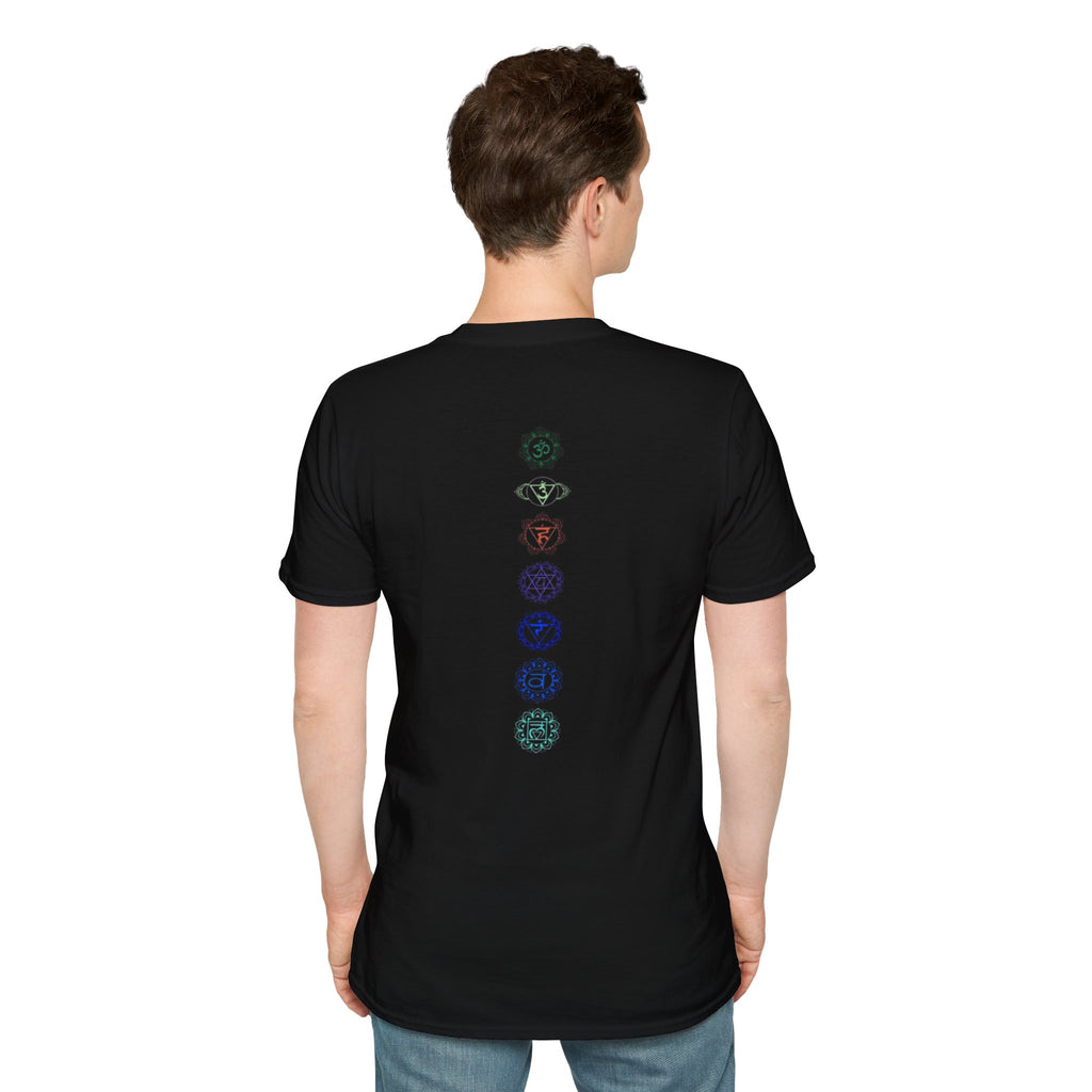 Chakra Flow Spiritual Energy T-Shirt | Om & Seven Chakras T-shirt (Unisex)