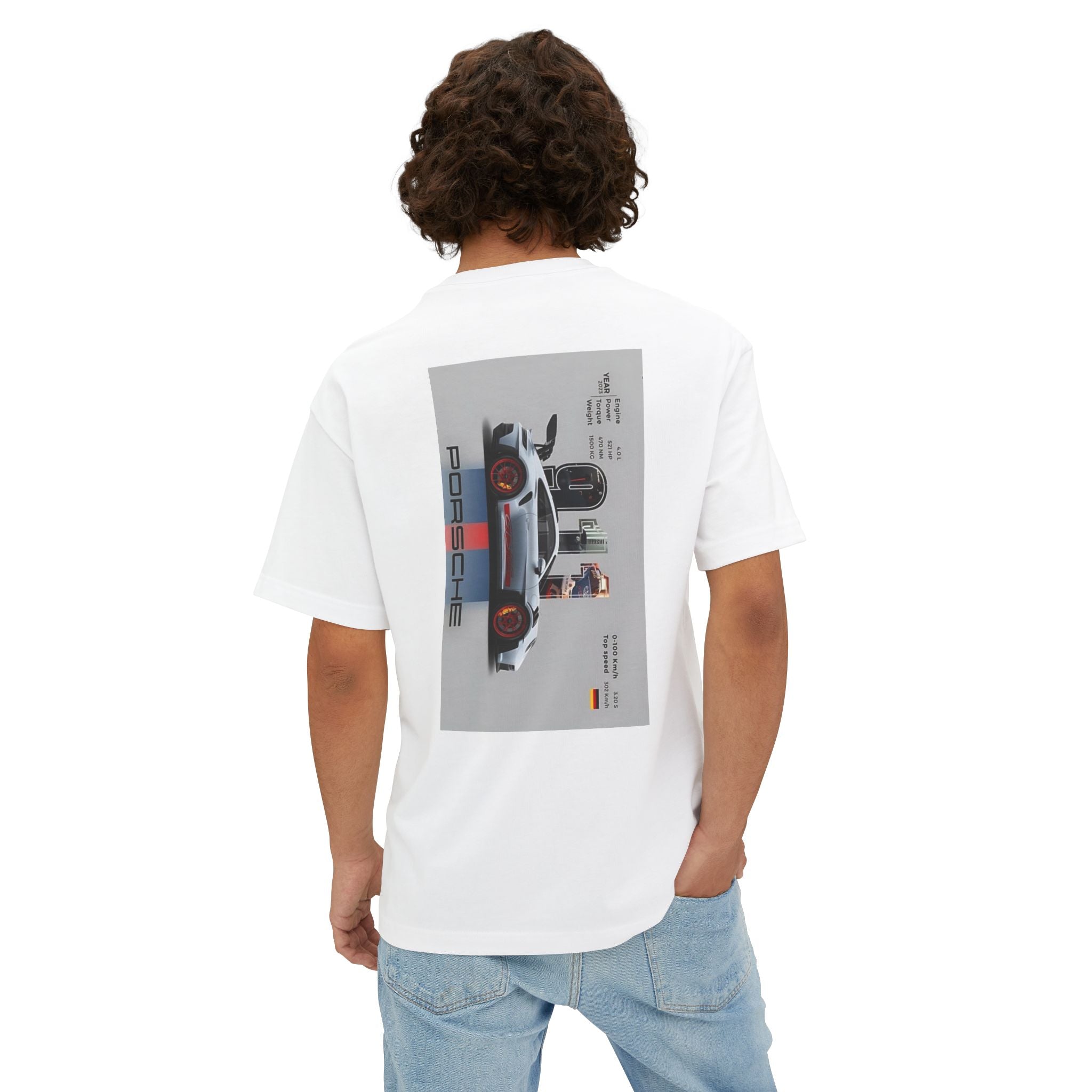Porsche 911 GT3 German Engineered Oversized T-shirt | Porsche 911 GT3  (Unisex)