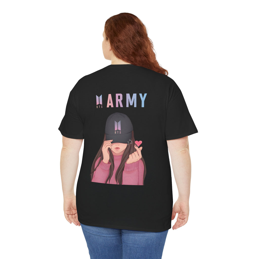 BTS ARMY K-Pop Fan T-Shirt | BTS Logo & Illustration T-shirt